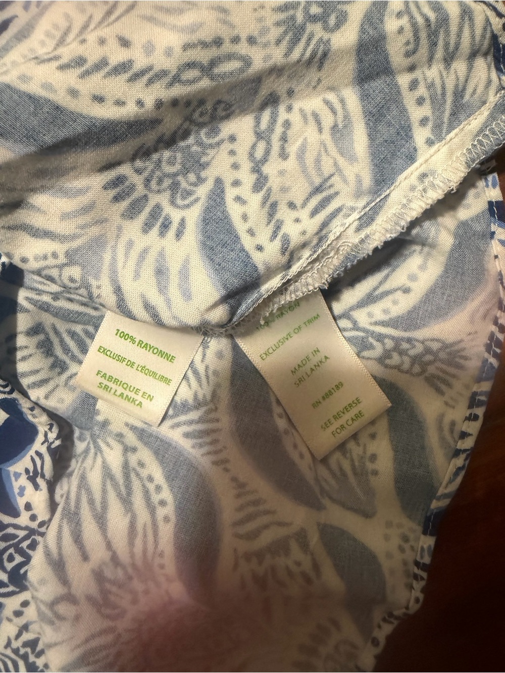 Lilly Pulitzer Navy & White Printed Bell-Sleeve Mini Dress - Picture 3 of 10